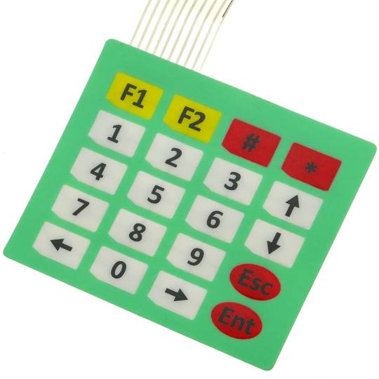Teclado de membrana de 20 teclas 4x5