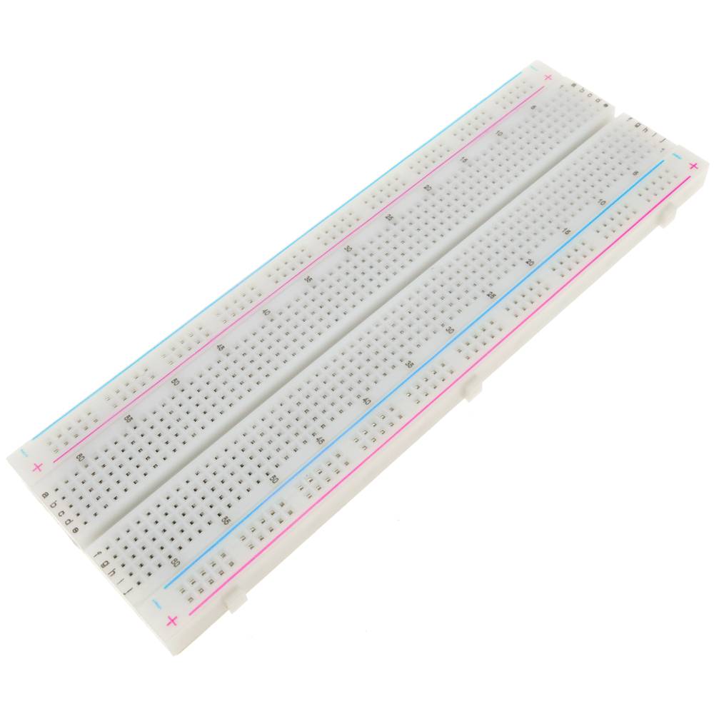 Elektronik Prototyp Steckplatine Board Breadboard Steckbrett von 830 Anschluss Punkten MB102 DW-0185