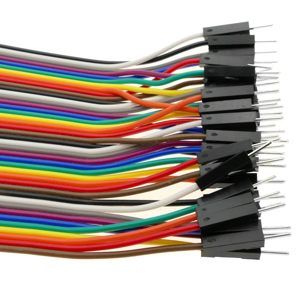 Câble Dupont 1p-1p mâle-femelle 2.54mm de 20cm