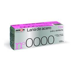 Bobina de llana d'acer fina número 0000 de 150 grams Akron