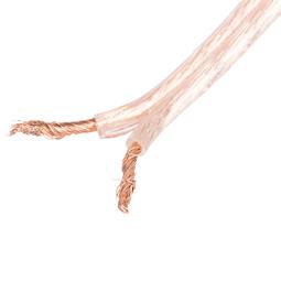 Cable d'altaveu de 2x1.5mm2 de 100 m transparent de Lanberg SC-2X15-10CC-1000-TR