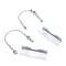 Antena omnidireccional SMA macho de 433 MHz a 2.5 dBi 50mm con angulo recto