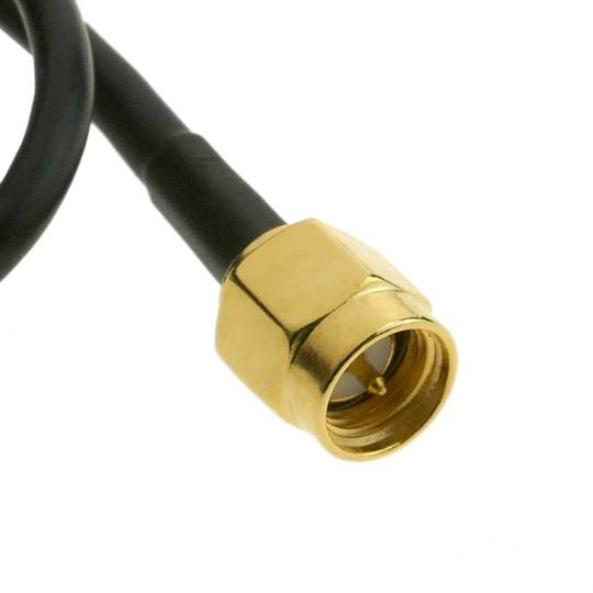 Antenna omnidirezionale SMA maschio da 470 MHz a 3 dBi 150 mm con cavo da 1 m