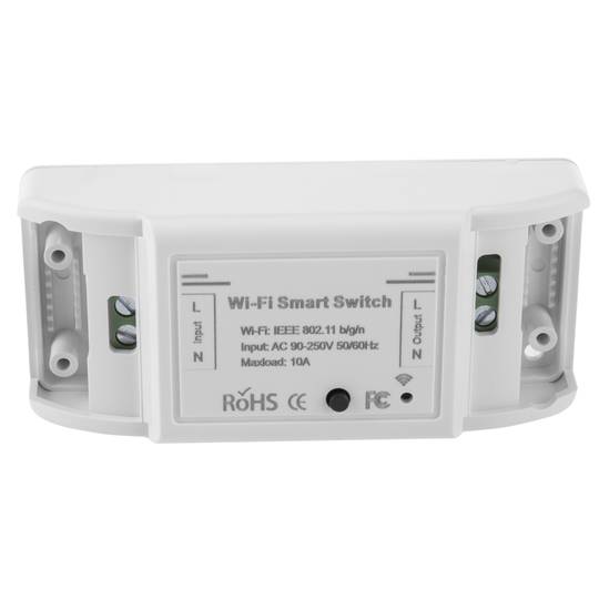 BSEED Interruptor de Luz WIFI Inteligente con WIFI Enchufe, Compatible con  Google Home Alexa Tuya, Interruptor Táctil de Luz WIFI 2 Gang 1 Vía Blanco  (Se Requiere Cable Neutral) : .es: Bricolaje