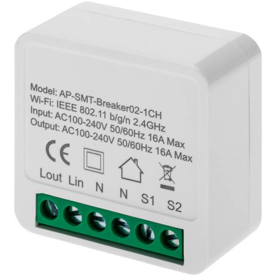 2-Channel WiFi Smart Switch Compatible with Google Home, Alexa and IFTTT