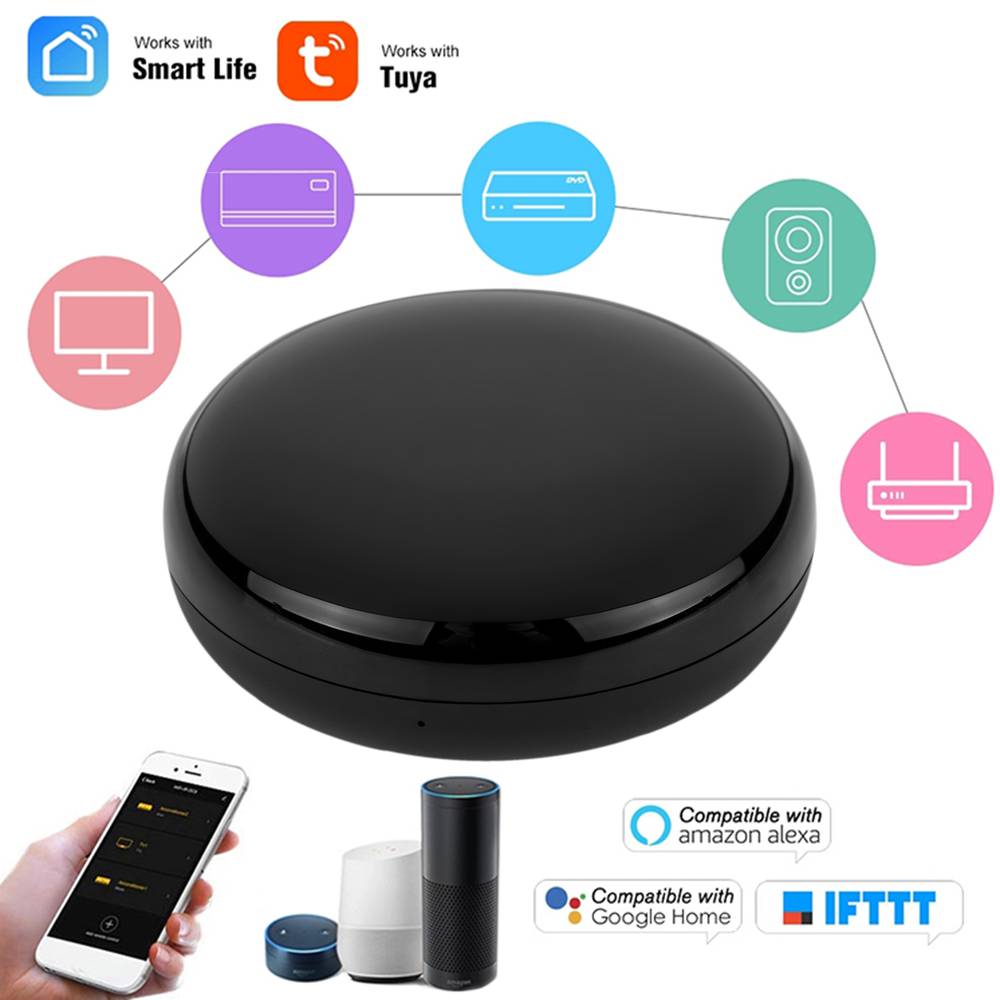 WiFi IR universal remote control compatible with Google Home, Alexa and IFTTT - Cablematic
