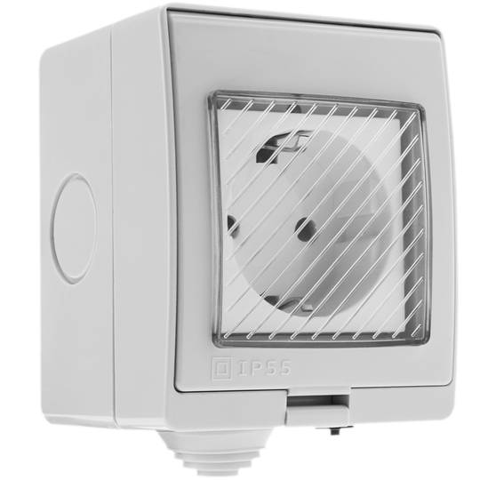 Presa intelligente 16A WiFi da esterno IP55 compatibile con Google Home, Alexa e IFTTT