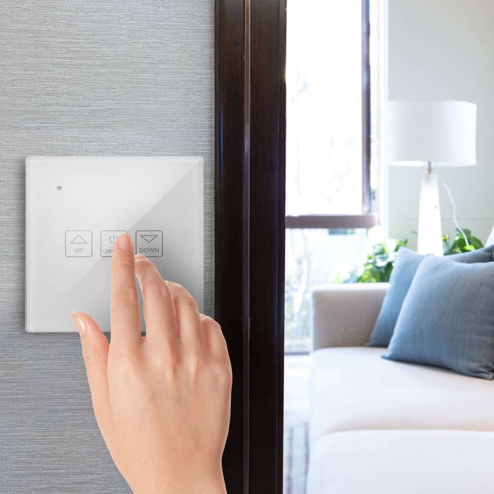 Witte dimbare slimme aanraakschakelaar compatibel met Google Home, Alexa en IFTTT