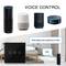 Interrupteur tactile intelligent triple noir compatible avec Google Home, Alexa et IFTTT