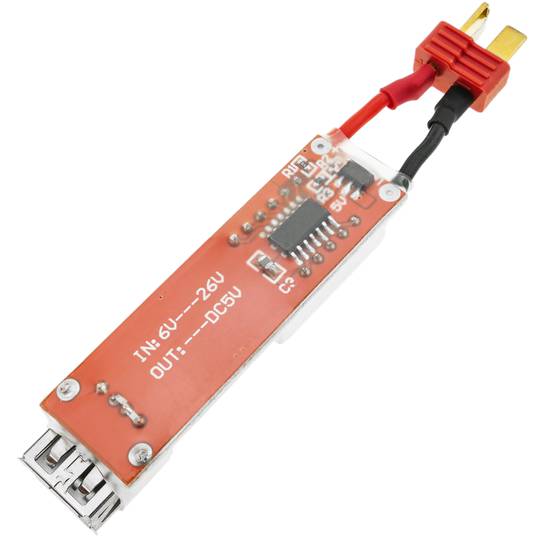 Controlador electrónico de motores o servo 2-6S LIPO batería USB XT60 LCD DW-0943
