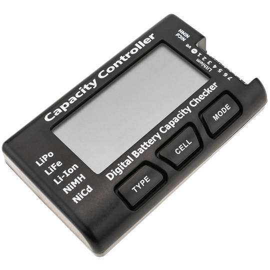 Controlador electrònic de motors o servo comprovador capacitat bateria DW-0937