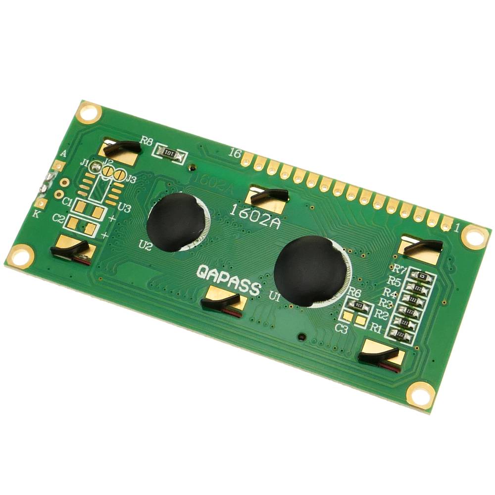 Electronic module display LCD 16x2 5V yellow green backlit for Arduino