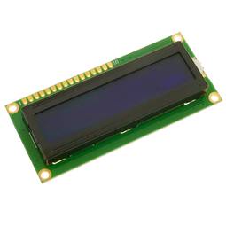 Mòdul electrònic display o visor LCD 16x2 5V blau
