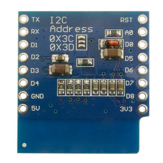Module électronique d'affichage ou viseur OLED WeMos D1 64x48 I2C / IIC TFT ESP8266