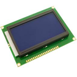 Mòdul electrònic display o visor LCD 12864 blau retroil·luminat amb controlador ST7920