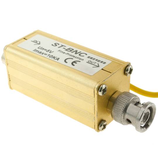 Protector de sobretensión y descargas eléctricas. Coaxial BNC CCTV 10KA 5V DW-0502