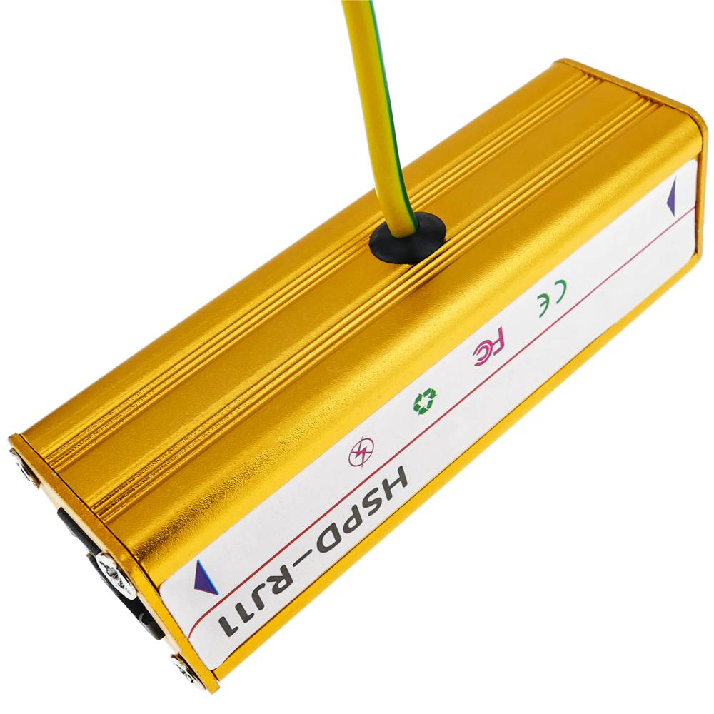 Ochrona przeciwprzepięciowa i porażenie prądem do telefonu RJ11 10KA DW-0499