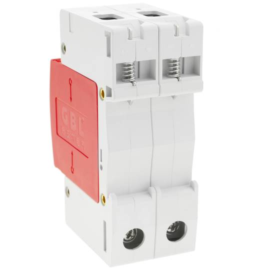 Protector de sobretensió i descàrregues elèctriques. 20-40KA 2P 220VAC carril DIN SPD DW-0508