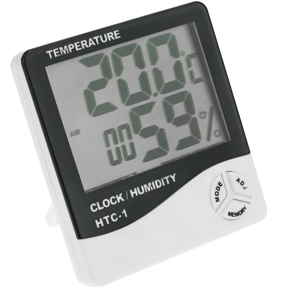 Termometro igrometro e orologio digitale - Cablematic