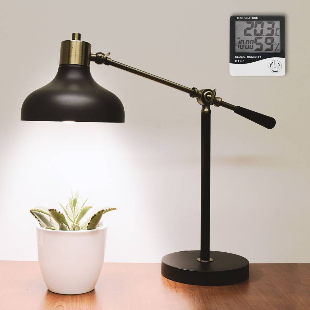 Thermometer hygrometer and digital clock