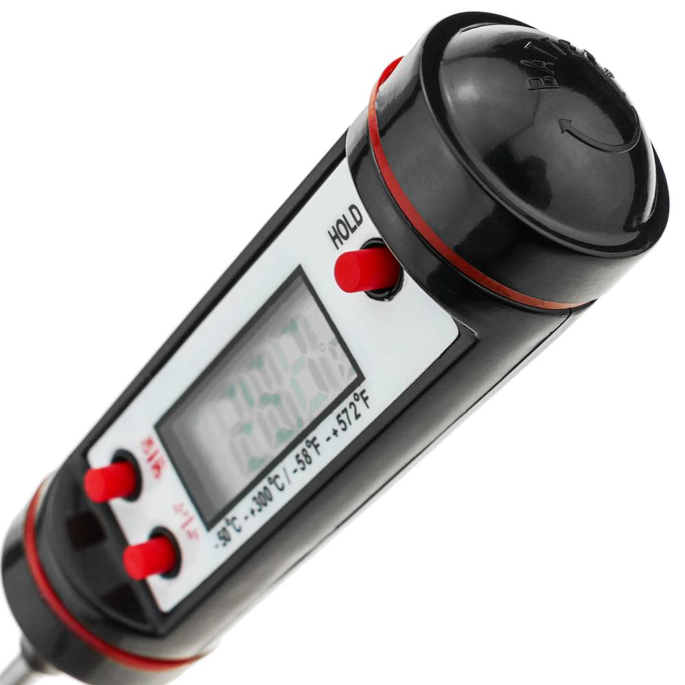 BeMatik - Digita Thermometer mit starrer Sonde für Küche und