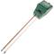 Analog humidity and PH meter with rigid probes for gardening and plants