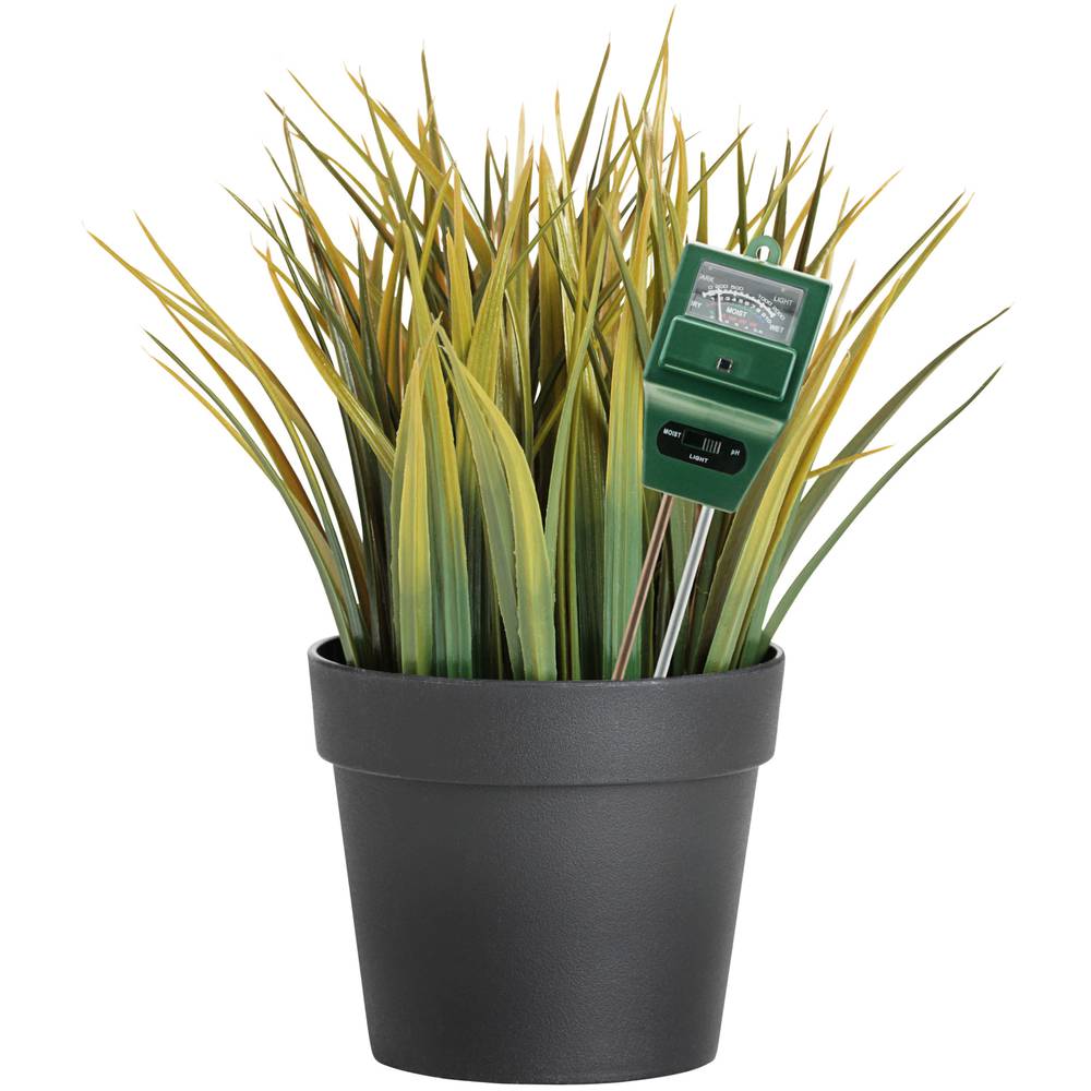 Analog humidity and PH meter with rigid probes for gardening and plants