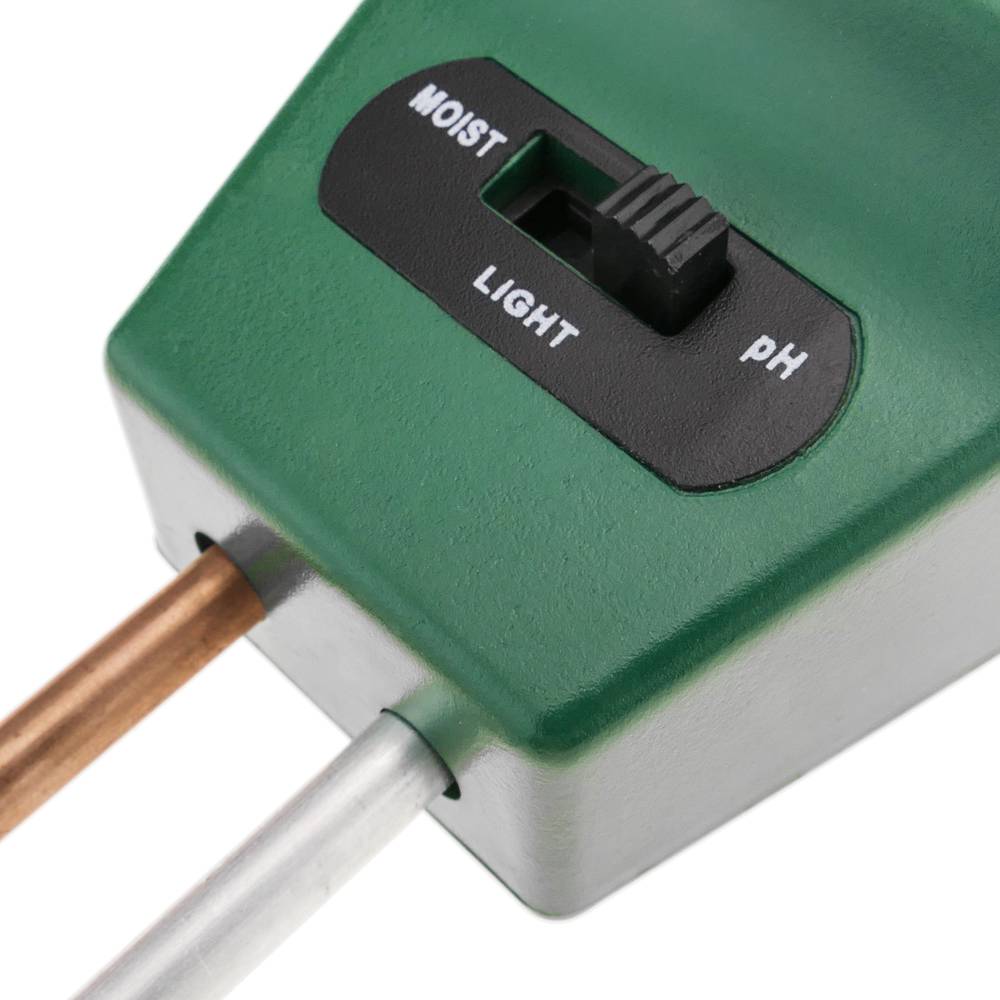 Analog humidity and PH meter with rigid probes for gardening and plants