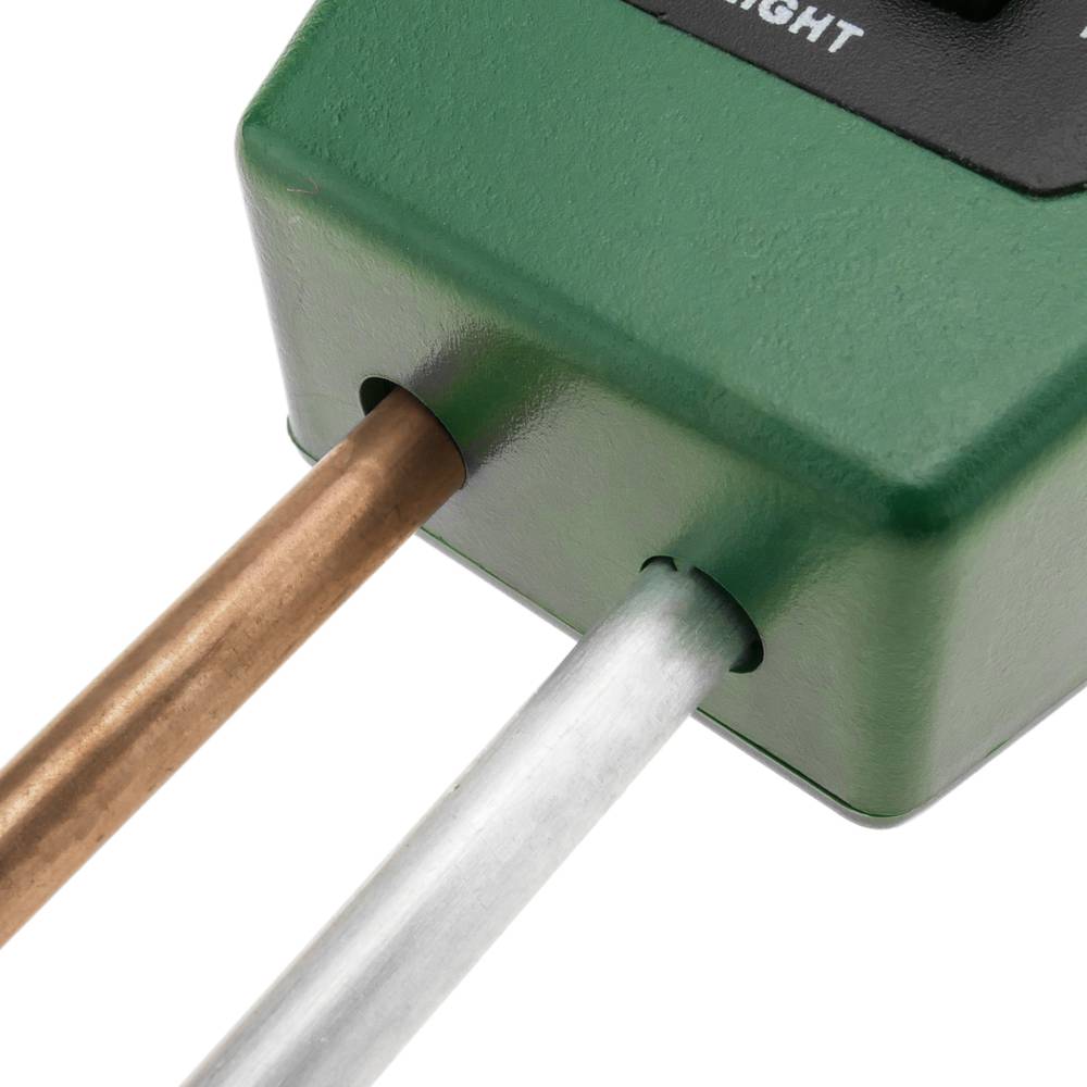 Analog humidity and PH meter with rigid probes for gardening and plants