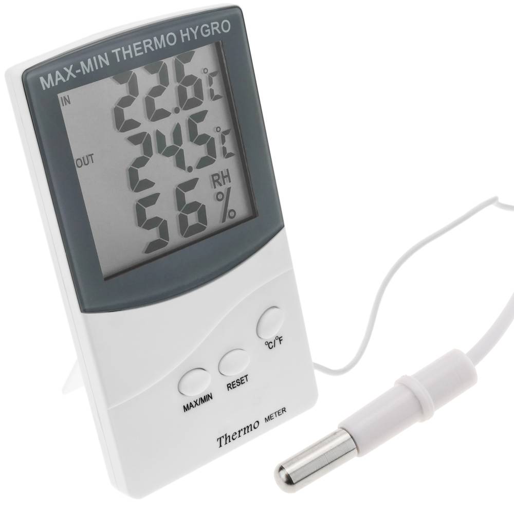 Thermomètre Hygromètre, Thermomètre Extérieur Intérieur Hygromètre