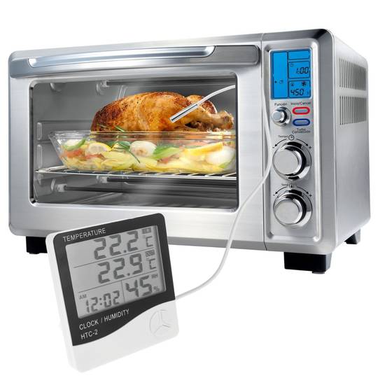 Thermometer Hygrometer und Digitaluhr DW-0202