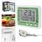 Thermometer hygrometer and digital clock DW-0219