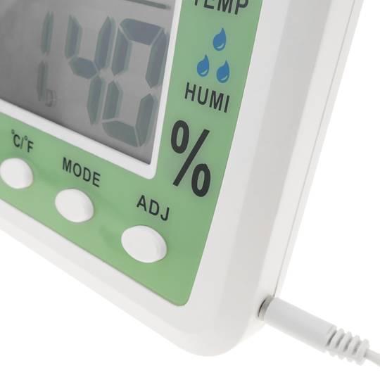 Thermometer hygrometer and digital clock DW-0219