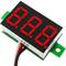 3-cijferig LCD-display rood en met voltmeter 0-100V
