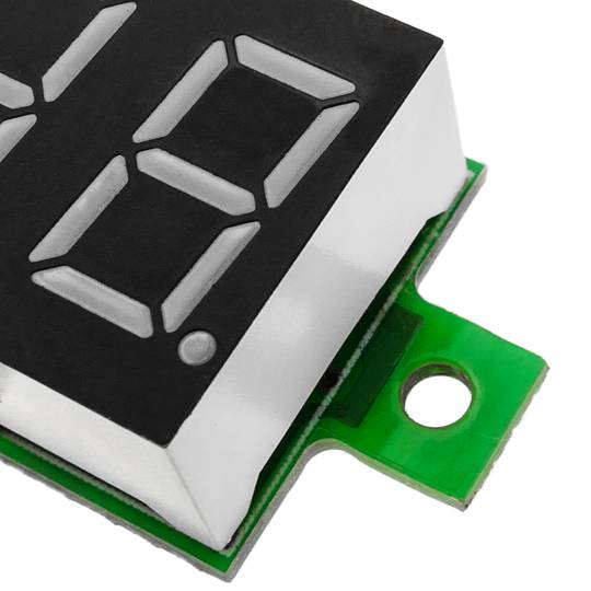 LCD-Display 3-stelliges blau und 0-100 V Voltmeter