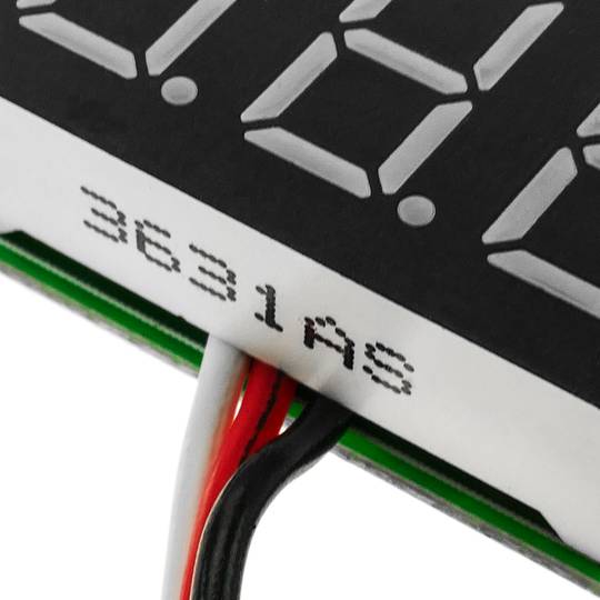 LCD-Display 3-stelliges blau und 0-100 V Voltmeter