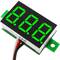 Groen 3-cijferig LCD-display met 0-100VDC voltmeter