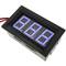 Visor LCD de 3 dígitos azul y con voltímetro 0-100VDC con marco