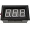 Visor LCD de 3 dígitos azul y con voltímetro 0-100VDC con marco