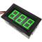 Visor LCD de 3 dígitos verde y con voltímetro 0-100VDC con marco