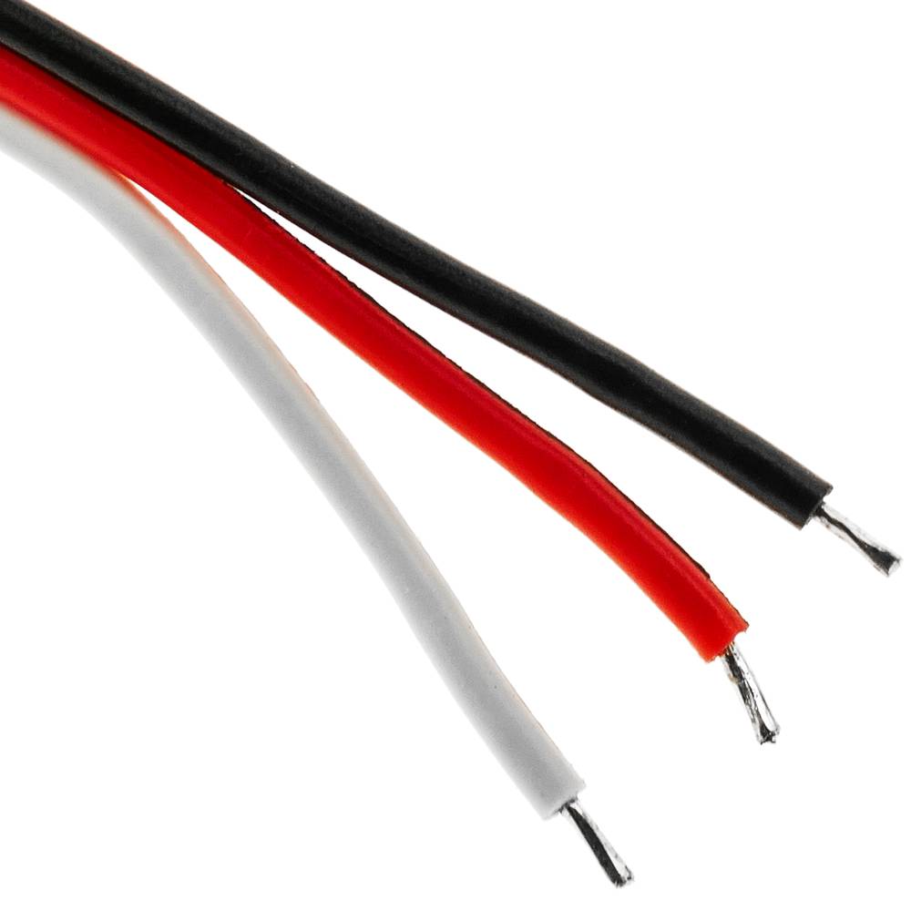3-cyfrowy biały wyświetlacz LCD z woltomierzem 0-100 V.