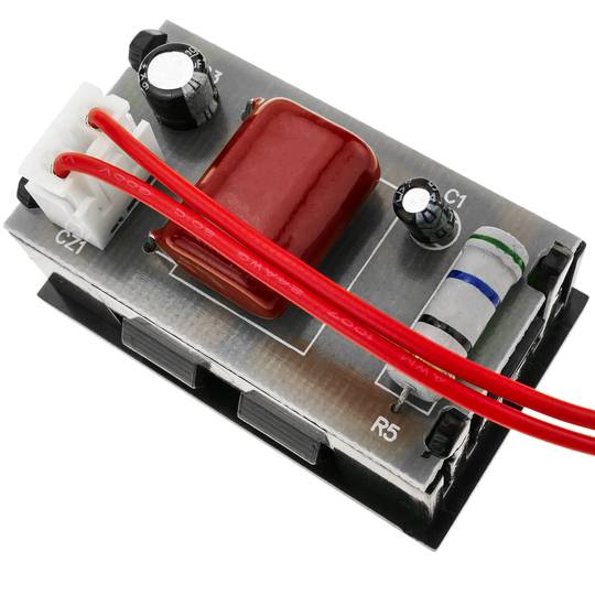 Affichage LCD à 3 chiffres bleu avec voltmètre 60-500V avec cadre