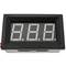 Groen 3-cijferig LCD-display met 60-500VAC voltmeter met frame