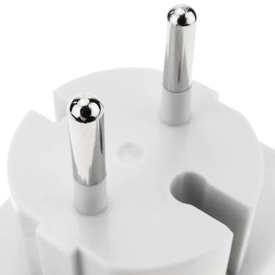 Visor LCD de 3 dígitos dual con voltímetro 80-300VAC tipo enchufe schuko