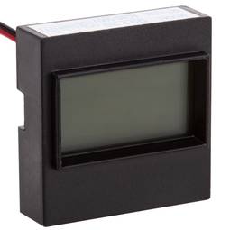 Visor LCD de 3 dígitos y con voltímetro 80-500V para panel negro 40x40x12mm