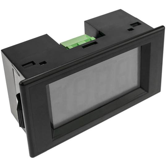 LCD-Display 3-stelliges und 80-500V Voltmeter für Panel schwarz 79x32x43mm