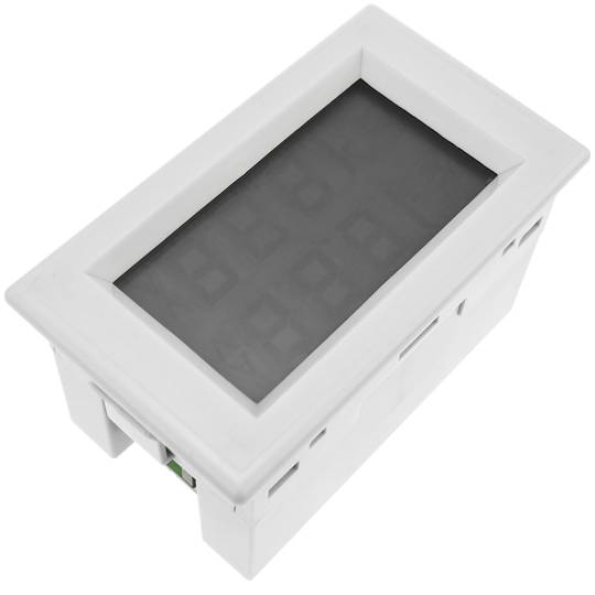 3-cyfrowy wyświetlacz LCD z woltomierzem 0–600 V 220 V AC dla białego panelu