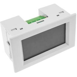 Visor LCD de 3 dígitos y con amperímetro 0 - 1.999 A para panel blanco
