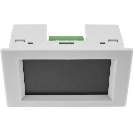 LCD-display met 3 cijfers en met ampèremeter 0 - 1999 A voor wit paneel