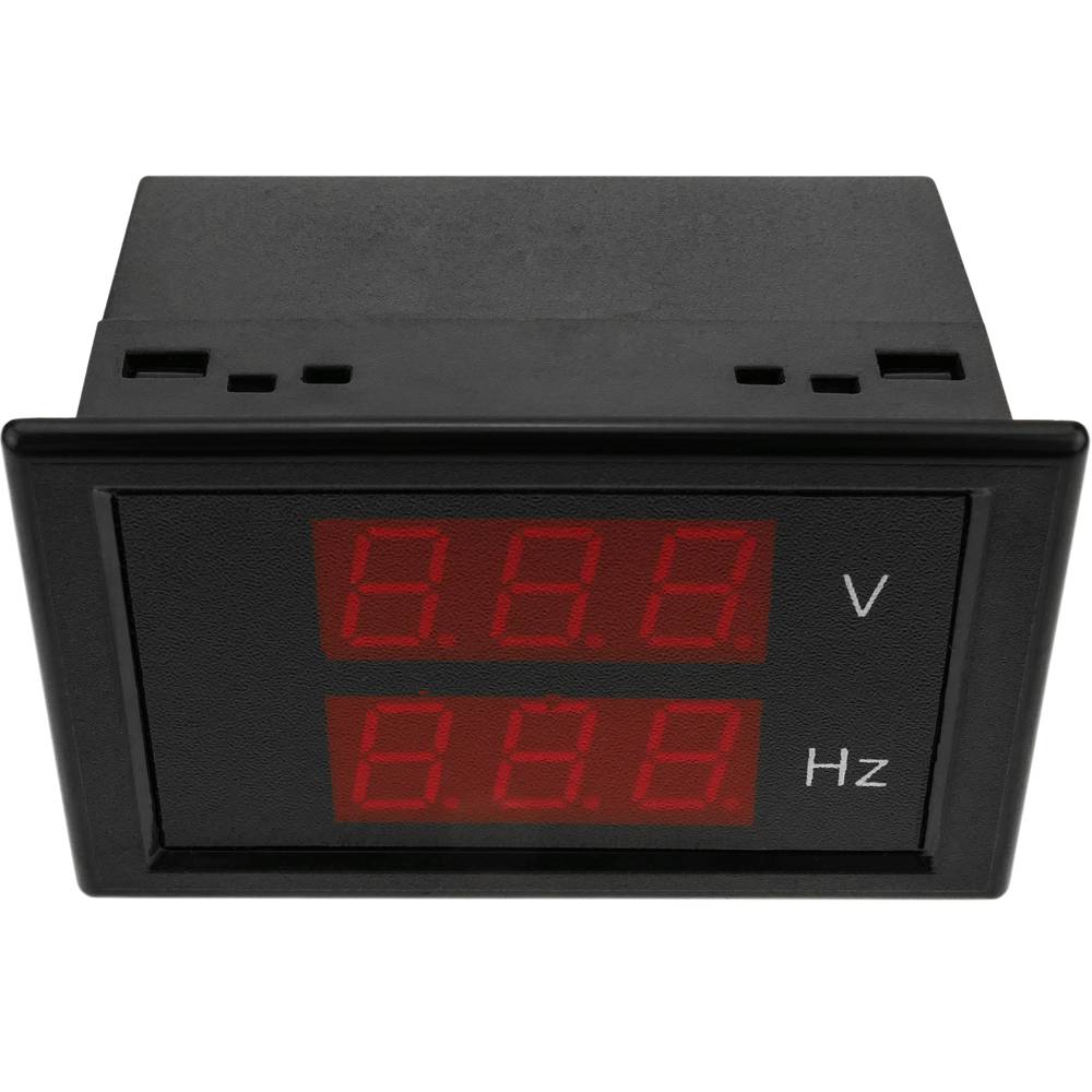 Display LCD a 3 cifre con voltmetro 80-300VAC 200-450VDC 45-65Hz per pannello nero